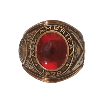 1970 Mike Schmidts Collegiate All American Ring  -  Presented to and Personally Owned by Schmidt - Mike Schmidt LOA 